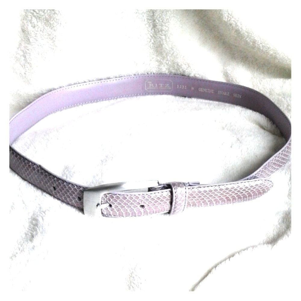 The RITZ Genuine Snake Skin, 36 1/2", Light Purple